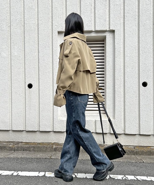 トレンチショートジャケット
