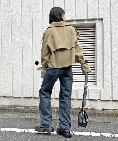 トレンチショートジャケット