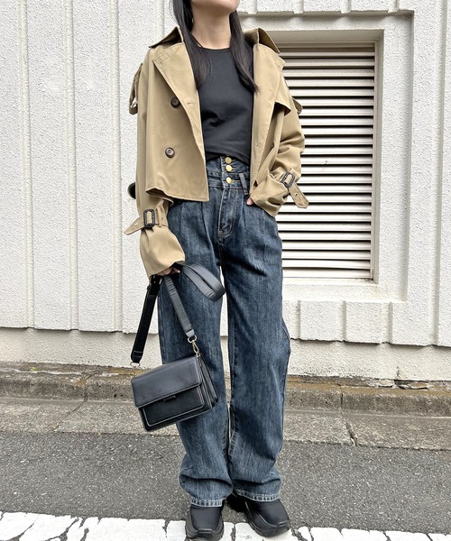 トレンチショートジャケット