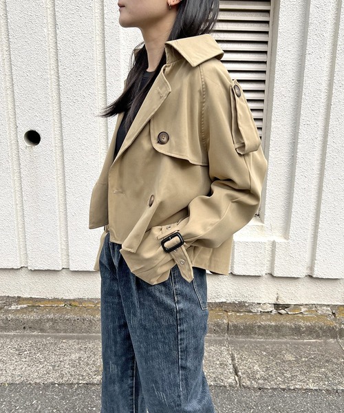 トレンチショートジャケット