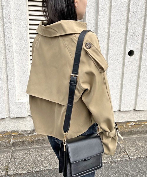 トレンチショートジャケット