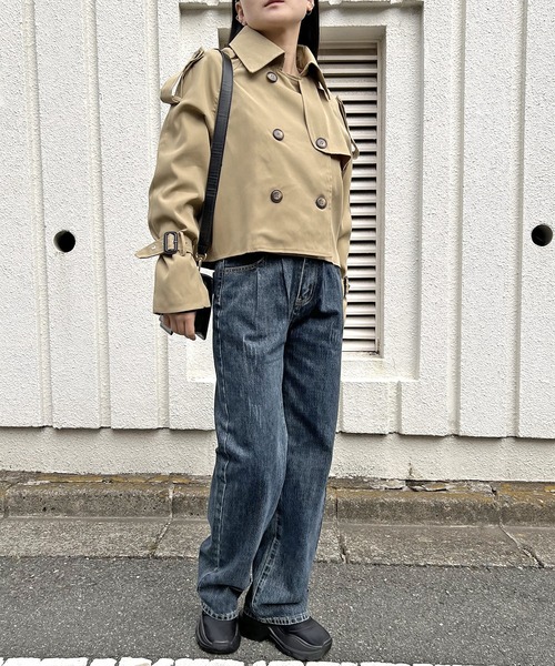 トレンチショートジャケット