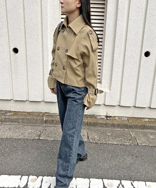 トレンチショートジャケット