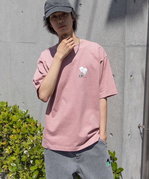 BEN DAVIS（ベンデイビス）の「【BEN DAVIS(ベンデイビス)】SMOKING 4WD TEE / バックプリント 半袖 Tシャツ（Tシャツ/カットソー・メンズ・ホワイト/ミント/チャコール/ピンク系その他4・MEDIUM/LARGE/X-LARGE）」の16枚目の写真