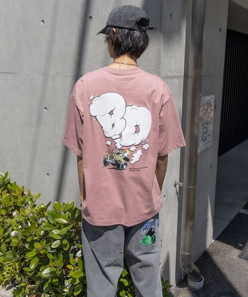 BEN DAVIS（ベンデイビス）の「【BEN DAVIS(ベンデイビス)】SMOKING 4WD TEE / バックプリント 半袖 Tシャツ（Tシャツ/カットソー・メンズ・ホワイト/ミント/チャコール/ピンク系その他4・MEDIUM/LARGE/X-LARGE）」の18枚目の写真
