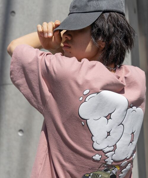 BEN DAVIS（ベンデイビス）の「【BEN DAVIS(ベンデイビス)】SMOKING 4WD TEE / バックプリント 半袖 Tシャツ（Tシャツ/カットソー・メンズ・ホワイト/ミント/チャコール/ピンク系その他4・MEDIUM/LARGE/X-LARGE）」の19枚目の写真