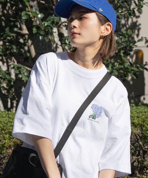 BEN DAVIS（ベンデイビス）の「【BEN DAVIS(ベンデイビス)】SMOKING 4WD TEE / バックプリント 半袖 Tシャツ（Tシャツ/カットソー・メンズ・ホワイト/ミント/チャコール/ピンク系その他4・MEDIUM/LARGE/X-LARGE）」の5枚目の写真