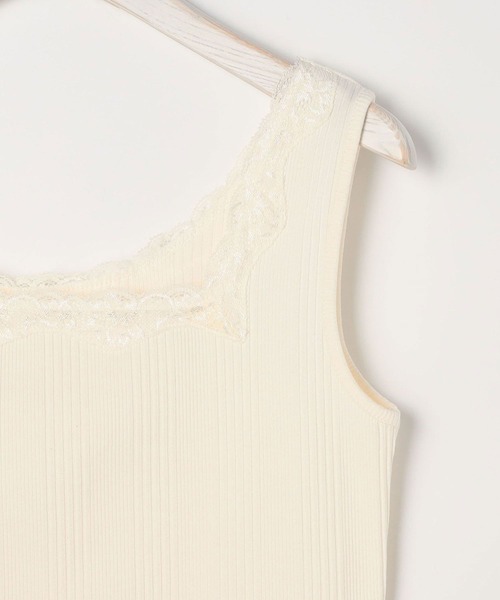 179/WG（イチナナキュウダブルジー）の「2WAYレースタンクトップ（タンクトップ・レディース・ブラック/ブルー/サーモンピンク/オフホワイト/ピンク/ミント・FREE）」の9枚目の写真