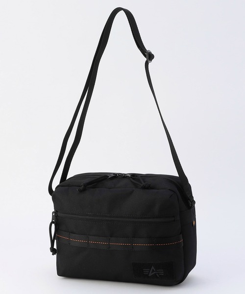 Alpha Industries(アルファインダストリーズ)の「スクエアショルダーバッグ コーデュラ 軽量(ショルダーバッグ・メンズ・グレー/ブラック・FREE)」の18枚目の写真