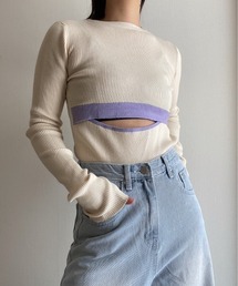 AMAIL | 2way hello knit(ニット/セーター)