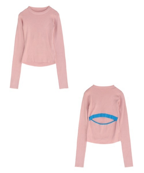 AMAIL（アマイル）の「2way hello knit（ニット/セーター・レディース・ブラック/ピンク/アイボリー・FREE）」の19枚目の写真