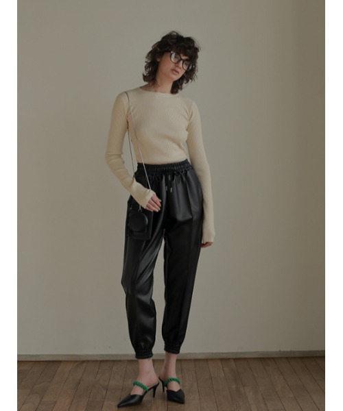 AMAIL（アマイル）の「2way hello knit（ニット/セーター・レディース・ブラック/ピンク/アイボリー・FREE）」の6枚目の写真