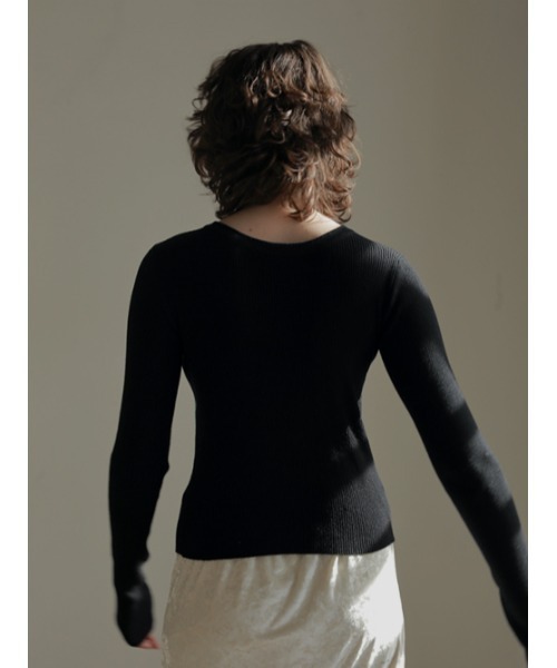 AMAIL（アマイル）の「2way hello knit（ニット/セーター・レディース・ブラック/ピンク/アイボリー・FREE）」の18枚目の写真