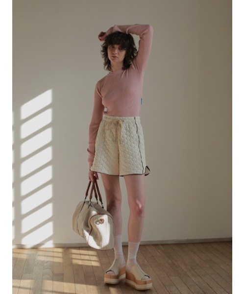 AMAIL（アマイル）の「2way hello knit（ニット/セーター・レディース・ブラック/ピンク/アイボリー・FREE）」の7枚目の写真