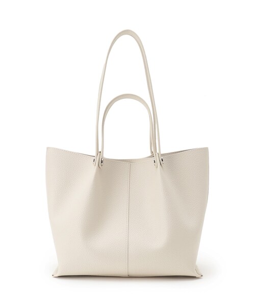 INDIVI(インディヴィ)の「◆ツーハンドルこなれバッグ(トートバッグ・レディース・オフホワイト/ブラック系4/ベージュ系4・00)」の4枚目の写真