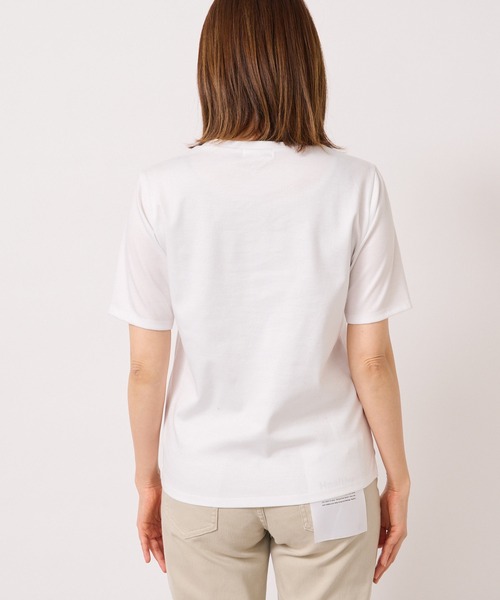 RIVE DROITE(リヴドロワ)の「大好評アイテムがリバイバル!/スーピマクルーネックカットソー(Tシャツ/カットソー・レディース・チャコールグレー/ベージュ/オフホワイト/ブラック・FREE)」の12枚目の写真