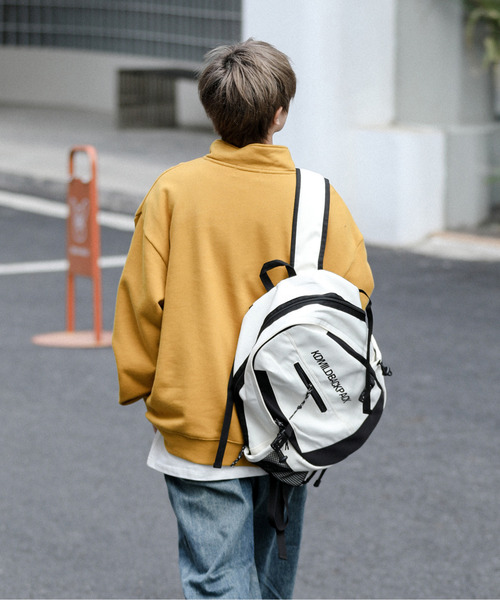 BEVERLY HILLS POLO CLUB(ビバリーヒルズポロクラブ)の「【neos -addictive design-】BEVERLY HILLS POLO CLUB ビバリーヒルズ ポロクラブ ビッグシルエット ロゴ刺繍 スウェット ハーフジップ アノラック(スウェット・メンズ・オフホワイト/ネイビー/ホワイト/ブラック/グリーン/マスタード・MEDIUM/LARGE/X-LARGE)」の22枚目の写真