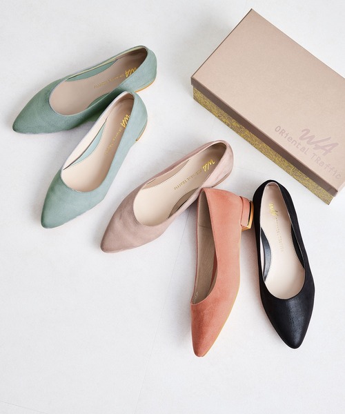 WA ORiental TRaffic（ダブルエーオリエンタルトラフィック）の「メタリックラインプレーンパンプス 32113（パンプス・レディース・ブラック/ブルー/ピンク/ベージュ・33/34/35/36/37/38/39/40/41/42/43）」の19枚目の写真