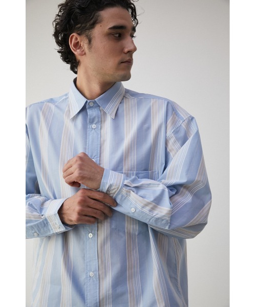 WIDE RELAX SILHOUETTE SHIRTS/ワイドリラックスシルエットシャツ（シャツ/ブラウス）｜AZUL BY MOUSSY（アズールバイマウジー）