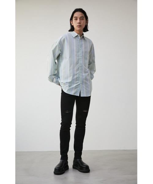 WIDE RELAX SILHOUETTE SHIRTS/ワイドリラックスシルエットシャツ（シャツ/ブラウス）｜AZUL BY MOUSSY（アズールバイマウジー）