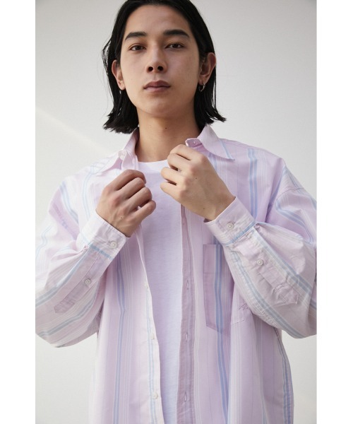 WIDE RELAX SILHOUETTE SHIRTS/ワイドリラックスシルエットシャツ（シャツ/ブラウス）｜AZUL BY MOUSSY（アズールバイマウジー）