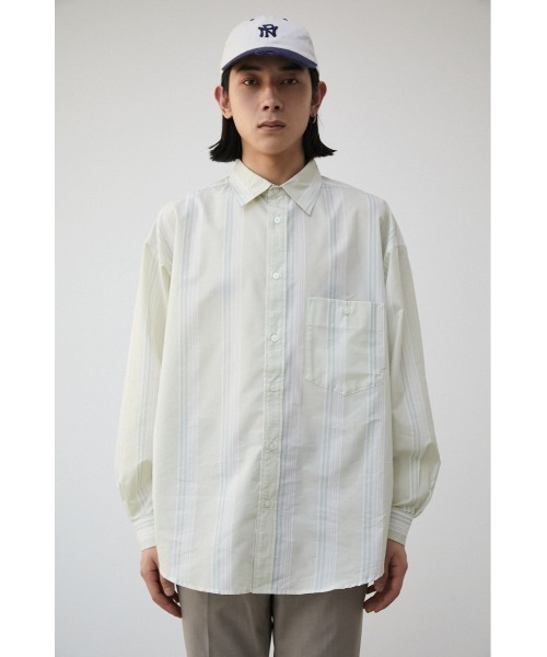 WIDE RELAX SILHOUETTE SHIRTS/ワイドリラックスシルエットシャツ（シャツ/ブラウス）｜AZUL BY MOUSSY（アズールバイマウジー）