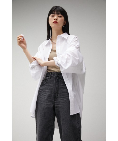 WIDE RELAX SILHOUETTE SHIRTS/ワイドリラックスシルエットシャツ（シャツ/ブラウス）｜AZUL BY MOUSSY（アズールバイマウジー）