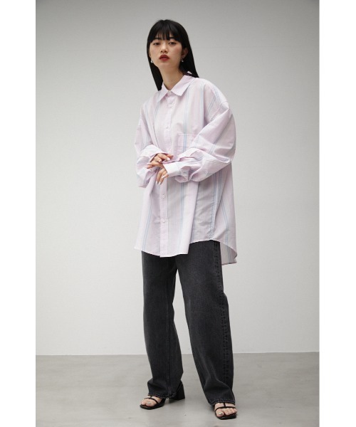 WIDE RELAX SILHOUETTE SHIRTS/ワイドリラックスシルエットシャツ（シャツ/ブラウス）｜AZUL BY MOUSSY（アズールバイマウジー）