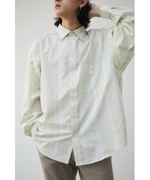 WIDE RELAX SILHOUETTE SHIRTS/ワイドリラックスシルエットシャツ（シャツ/ブラウス）｜AZUL BY MOUSSY（アズールバイマウジー）