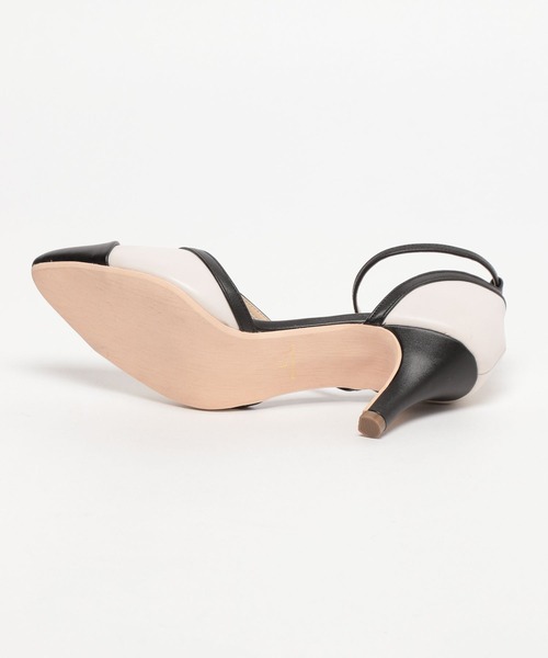 Andemiu(アンデミュウ)の「キリカエストラップパンプス190471(パンプス・レディース・ベージュ/ピンク/ホワイト×ブラック・MEDIUM/LARGE)」の18枚目の写真