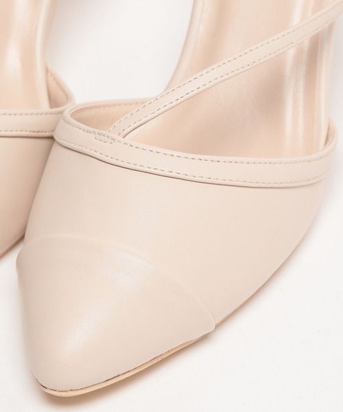 Andemiu(アンデミュウ)の「キリカエストラップパンプス190471(パンプス・レディース・ベージュ/ピンク/ホワイト×ブラック・MEDIUM/LARGE)」の22枚目の写真