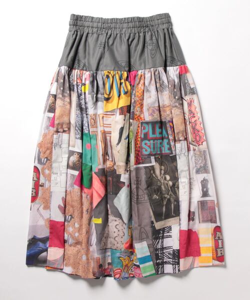 Vivienne Westwood(ヴィヴィアンウエストウッド)の「コットンブロードMOODBOARD PRINT切替ギャザースカート(スカート・レディース・マルチ・FREE)」の2枚目の写真