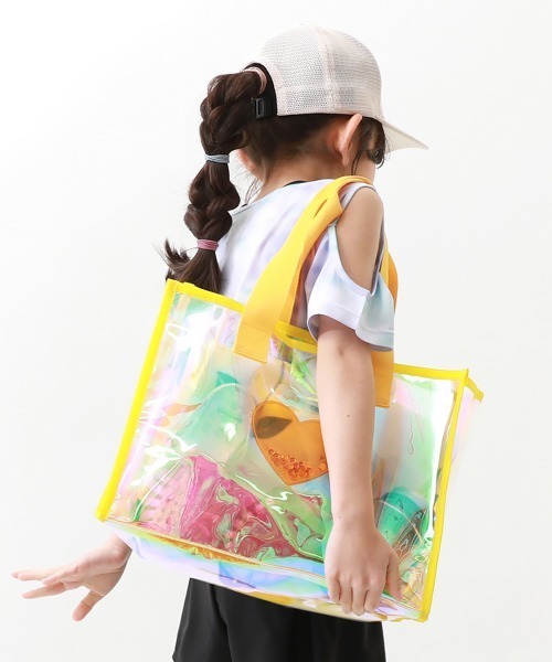 devirock（デビロック）の「えらべる形とモチーフ キラキラ プールバッグ（スイムグッズ・キッズ・オレンジ/ラベンダー/ピンク/その他4/パープル系1/オレンジ系1/ベージュ系1・ONE SIZE）」の5枚目の写真