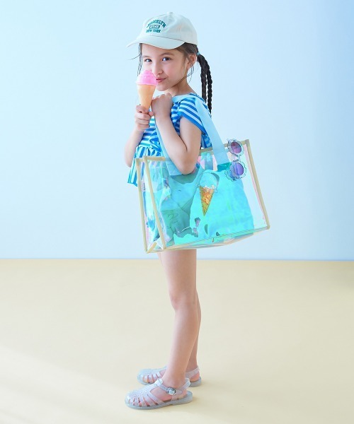 devirock（デビロック）の「えらべる形とモチーフ キラキラ プールバッグ（スイムグッズ・キッズ・オレンジ/ラベンダー/ピンク/その他4/パープル系1/オレンジ系1/ベージュ系1・ONE SIZE）」の9枚目の写真