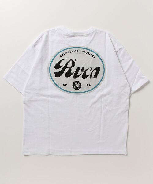 RVCA(ルーカ)の「RVCA メンズ PILS SS Tシャツ【2023年春夏モデル】/ルーカバックプリント半袖Tシャツ(Tシャツ/カットソー・メンズ・ホワイト/ブルー系その他/ブラック・SMALL/MEDIUM/LARGE/X-LARGE)」の18枚目の写真