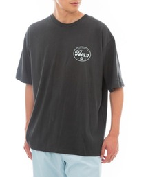 RVCA メンズ PILS SS Tシャツ【2023年春夏モデル】/ルーカバックプリント半袖Tシャツ