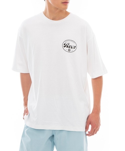 RVCA(ルーカ)の「RVCA メンズ PILS SS Tシャツ【2023年春夏モデル】/ルーカバックプリント半袖Tシャツ(Tシャツ/カットソー・メンズ・ホワイト/ブルー系その他/ブラック・SMALL/MEDIUM/LARGE/X-LARGE)」の7枚目の写真