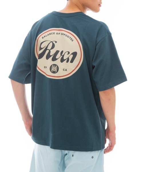 RVCA(ルーカ)の「RVCA メンズ PILS SS Tシャツ【2023年春夏モデル】/ルーカバックプリント半袖Tシャツ(Tシャツ/カットソー・メンズ・ホワイト/ブルー系その他/ブラック・SMALL/MEDIUM/LARGE/X-LARGE)」の11枚目の写真