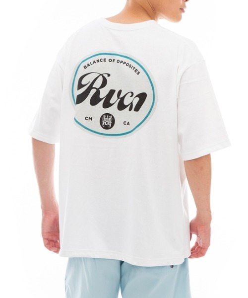 RVCA(ルーカ)の「RVCA メンズ PILS SS Tシャツ【2023年春夏モデル】/ルーカバックプリント半袖Tシャツ(Tシャツ/カットソー・メンズ・ホワイト/ブルー系その他/ブラック・SMALL/MEDIUM/LARGE/X-LARGE)」の6枚目の写真