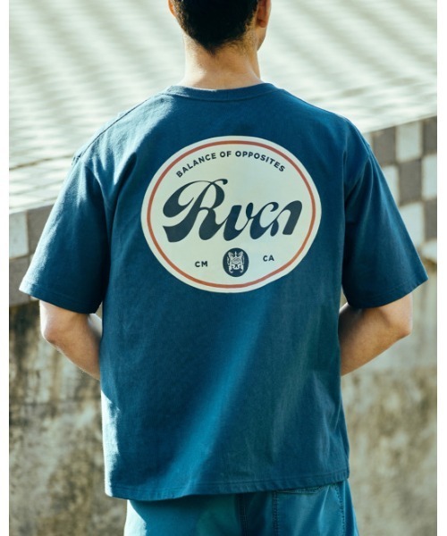 RVCA(ルーカ)の「RVCA メンズ PILS SS Tシャツ【2023年春夏モデル】/ルーカバックプリント半袖Tシャツ(Tシャツ/カットソー・メンズ・ホワイト/ブルー系その他/ブラック・SMALL/MEDIUM/LARGE/X-LARGE)」の15枚目の写真