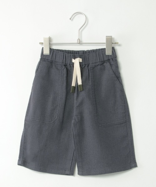 ikka(イッカ)の「ストレッチパナマハーフパンツ(120~160cm)(その他パンツ・キッズ・チャコールグレー/ブルー/ベージュ/ダークグリーン・120/130/140/150/160)」の2枚目の写真