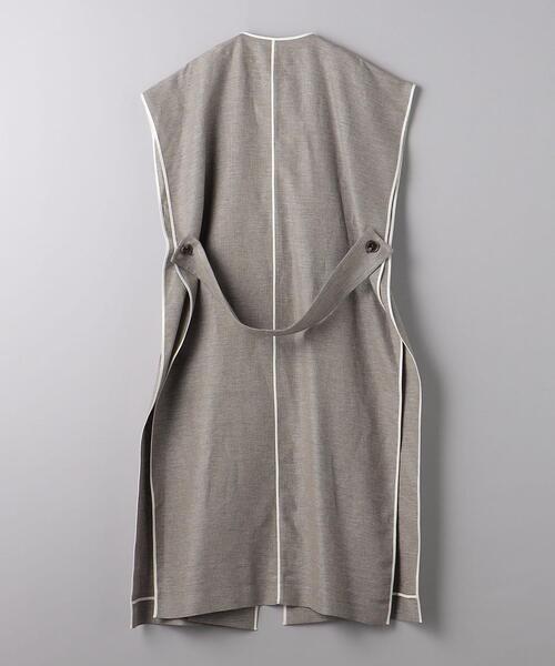 SACRA（サクラ）の「＜SACRA＞BASKET ロングジレ（その他アウター・レディース・モカ・38）」の8枚目の写真