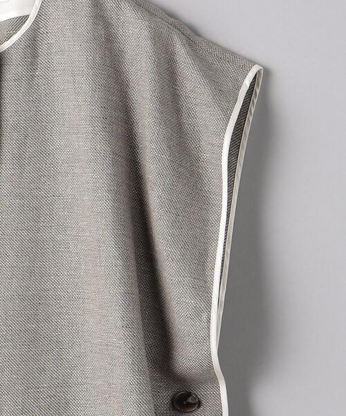 SACRA（サクラ）の「＜SACRA＞BASKET ロングジレ（その他アウター・レディース・モカ・38）」の10枚目の写真