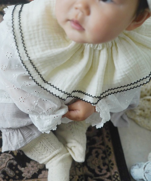 hymy-ヒュミュ- 】 サークル フリル スタイ 2点セット ( baby ) #_