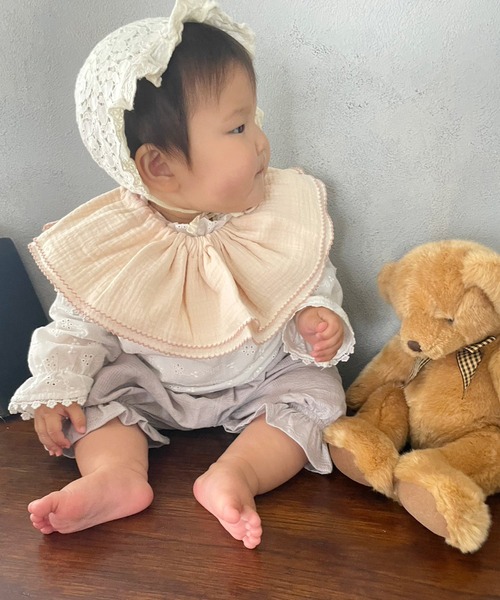 hymy-ヒュミュ- 】 サークル フリル スタイ 2点セット ( baby ) #_