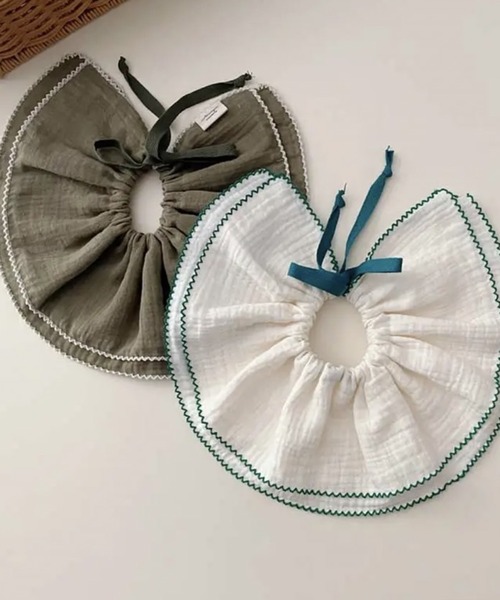 hymy-ヒュミュ- 】 サークル フリル スタイ 2点セット ( baby ) #_