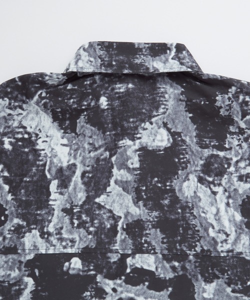 BASQUE magenta（バスクマゼンタ）の「ビッグシルエットカモフラグラフィック半袖シャツ（シャツ/ブラウス・メンズ・グリーン/グレー・M/L）」の18枚目の写真