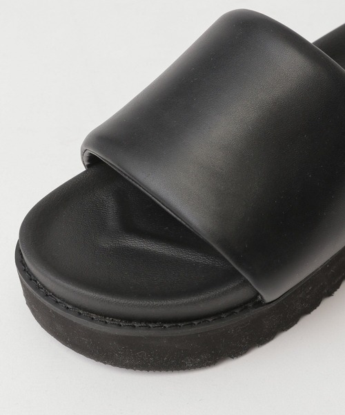 A part by(アパートバイ)の「アツゾコバンドサンダル(サンダル・レディース・ブラック/アイボリー・MEDIUM/LARGE)」の6枚目の写真