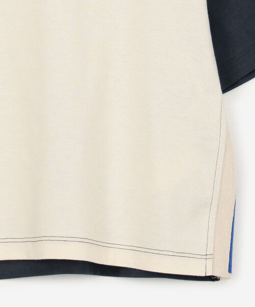 Coohem（コーヘン）の「COOHEM | サイドラインTシャツ WOMEN（Tシャツ/カットソー・レディース・ホワイト系その他5/ブルー系その他5・M）」の5枚目の写真