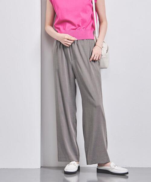 UNITED ARROWS(ユナイテッドアローズ)の「T/R ドロースト イージーパンツ(その他パンツ・レディース・グレー/ピンク/ネイビー・36/38)」の7枚目の写真